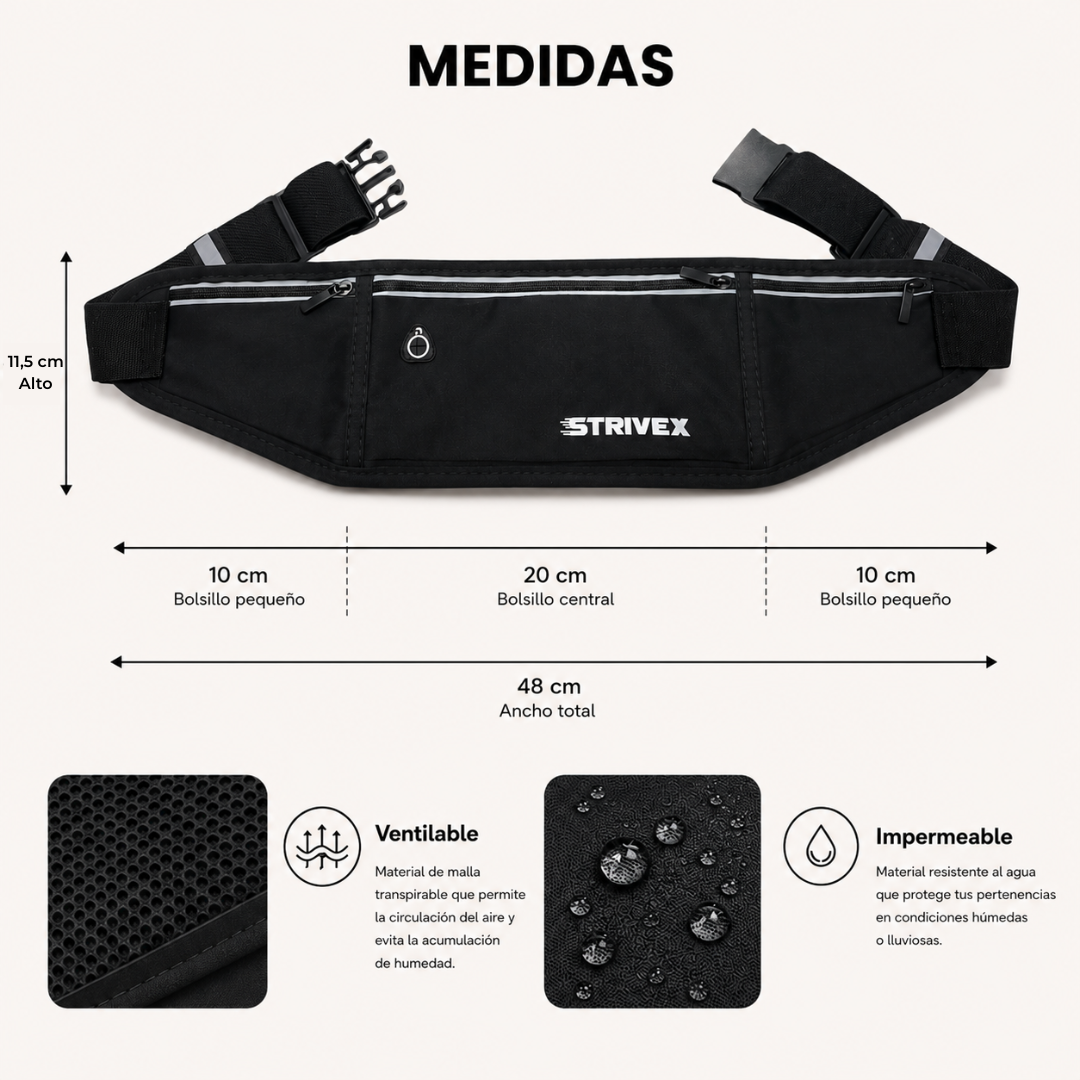 Waist bag Running Move - Black